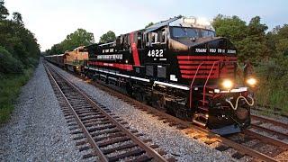 Norfolk Southern OCS on CNOTP Mainline at Oneida and Helenwood, TN | August 13, 2024