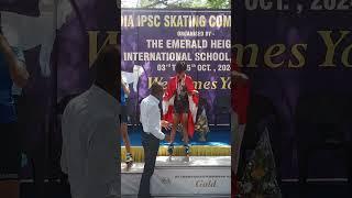 After trying for 2 years I finally got it today. School Trophy All India IPSC Skating Championship24