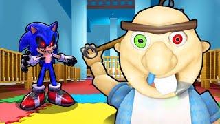 SONIC.EXE VS BABY BOBBY'S DAYCARE IN ROBLOX