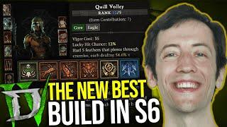 Diablo 4 - BEST BUILD in S6: Quill Volley Spiritborn