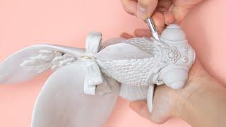 Goldfish Clay Sculpture | Sculpting Process | The Sound of Sculpting