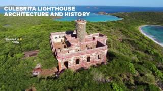 Culebrita Lighthouse: natural and historical facts (animated graphic)