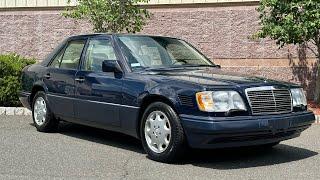 1995 Mercedes-Benz E300 Diesel w124 one owner and 8k miles from new. Midnight Blue/Creme 5/30/24