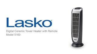 Lasko Digital Ceramic Tower Heater with Remote Control, Model 5160