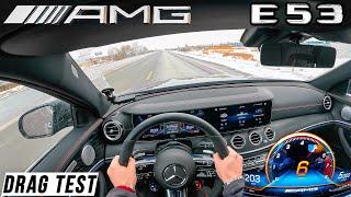 Mercedes-AMG E53 W213 | 435 hp 3.0 L6 | Drag Test | Acceleration 0-60 miles,  1/4 miles (402 m)