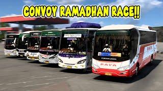 Ramadhan Race!! Convoy Ngejar Jam Sahur Bareng Raya | ETS-2 INDONESIA