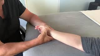 Wrist Hurts: massage De Quervain's Tenosynovitis for relief.