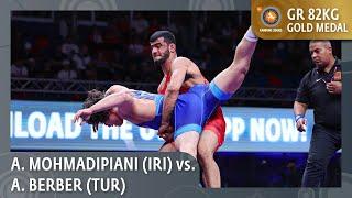 Gold Medal • GR 82Kg • Alireza Azizkhoon MOHMADIPIANI (IRI) vs. Alperen BERBER (TUR)