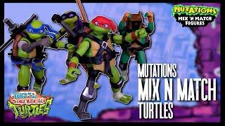 Playmates Toys Teenage Mutant Ninja Turtles Mix ‘N Match Turtles Figures | @TheReviewSpot