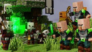 Villagers vs Pillagers EP2 - REVENGE.... - The guardians of the village EP 2 (Minecraft animation)