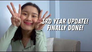 3rd year update! + finally done with 1st sem!  | Medical Technology (Philippines)