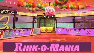 80's ROLLER DISCO  || The Sims 4: Party Essentials Kit || Stop Motion (No CC)