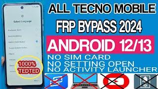 All tecno frp bypass android 13 2024 / All tecno android 12/13 frp unlock / Tecno spark go 2024 frp