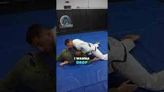 Defending the double leg in Jiu Jitsu! #jiujitsu #jiujitsutips