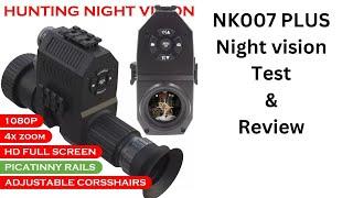 Megaorei NK007 Plus Night vision Review and test