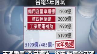 漲電價全民遭殃! 綠委:物價會飛漲