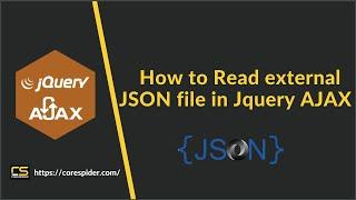 How to read external JSON file in Jquery AJAX