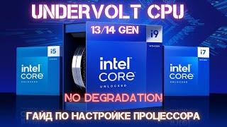 Undervolting of Intel Gen13/14 Processors on Asus Z790 boards! z790#intel#14900k#undervolt guide