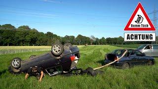 Unfall beim Abschleppen | Dumm Tüch