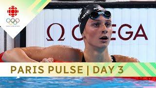 Canada's first gold medal, McIntosh back in the pool | Paris Pulse - Day 3 | #paris2024