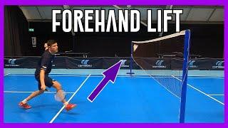 Forehand Lift Under Pressure In Badminton