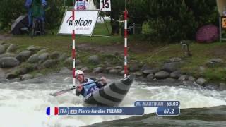 Pierre-Antoine Tillard - Semifinal C1M - 2016 ECA Canoe Slalom European Championships