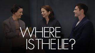 Emily Watson, Olivia Williams & Chris Mason Take Turns in the Hot Seat | Where Is The Lie? | ELLE