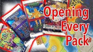 Opening Every Booster Pack Ever Made (Chaos Galaxy TCG & Little Doods)