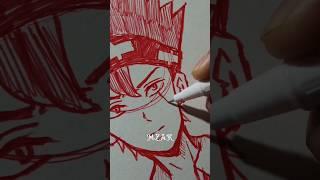 Drawing Dot Barrett - Mashle - Mzak_art #anime #animation #mashle #shortvideo #art #sketch #drawing