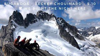 Spending the Night on Beckey-Chouinard 5.10 - South Howser Tower - Bugaboos - July 2023