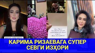 КАРИМА РИЗАЕВАГА  СУПЕР СЕВГИ ИЗҲОРИ#trendingvideo #shortsvideo #trending#munisarizaeva