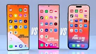 Samsung S25 Ultra vs S23 Ultra vs iPhone 16 Pro Max - Speed Test(WOW)