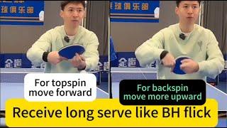 The Three Methods for Receiving Side-Spin Long Serves, from Basic to Advanced