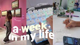 a vlog  | new keyboard, getting vaccinated, paint/study w me + Q&A