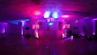 beautiful quinceañera setup (GISSEL's sweet 15) Dj Iguana Productions