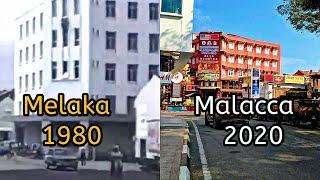 beza Bandar MELAKA tahun 1980 dan 2020 - lalu tempat menarik di Melaka