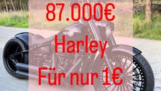 Harley Davidson FAT Boy mit 360er Reifen für nur 1€