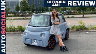 Citroen AMI Review - €6,000 A car you can drive without a license? Drive thru UK 4K