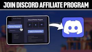 How To Join Discord Affiliate Program 2024! (Full Tutorial)