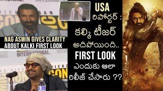 Nag Ashwin Gives Clairty About Kalki First Look Disappointment | Prabhas | Telugu Cult