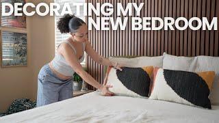vlog: decorating + organizing my new bedroom  | aliyah simone