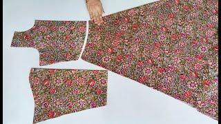 Step by Step Umbrella Cut Kurti Cutting ans stitching | Umbrella Cut kurti cutting for Beginners