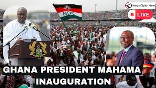 LIVE: President Ruto and other leaders attend Ghana President John Mahama's Inauguration in Accra!!