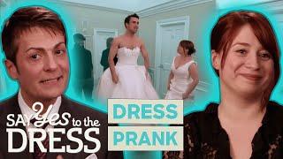 Bride’s Friend Tries On A Wedding Dress Too! | Say Yes To The Dress