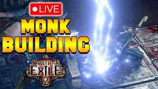 NEW MONK SUB-ZERO BUILD TESTING | Live | Path of Exile 2