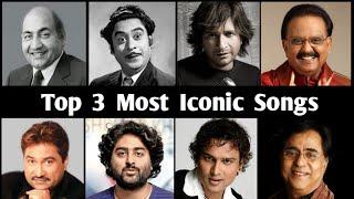 Top 3 Most Iconic Songs By Each Singer || MUZIX
