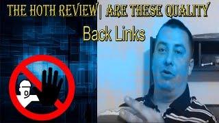 The Hoth SEO  Review| Are these High Quality Back  Links