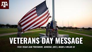 Veterans Day Message from General (Ret.) Mark A. Welsh III, President