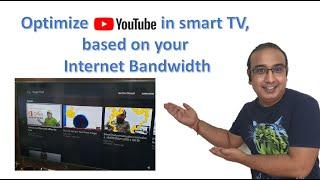 How to optimize Internet data usage in Smart TV  YouTube