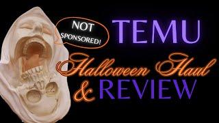 2024 TEMU Halloween Haul & 100% Honest Review / NOT Sponsored!